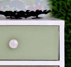 Golden Flower Flat Ceramic Drawer Knob Online