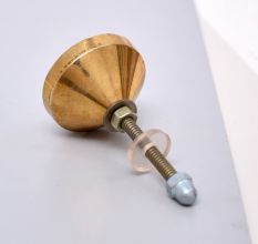 Golden Brass Metal Shell Drawer Knobs
