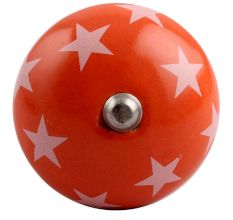 Orange Star Ceramic Wine Stopper