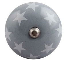 Grey Star Ceramic Wine Stopper