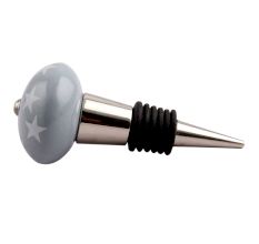 Grey Star Ceramic Wine Stopper