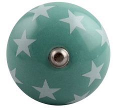 Sea Green Star Ceramic Wine Stopper