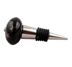Silver Star Ceramic Wine Stopper