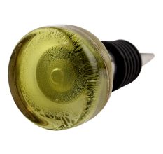 Lime Flat Drawer Glass Wine Stopper