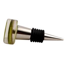 Lime Flat Drawer Glass Wine Stopper
