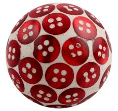Red Button Wine Stopper