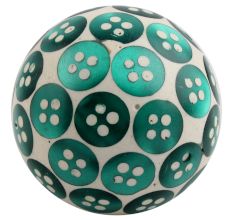 Green Button Wine Stopper