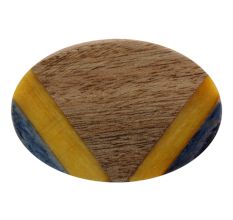 Oval Wooden Wine Stopper