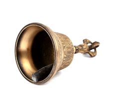 Carved Brass Vajre and Bell