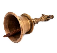 Old Vintage Bell with Cow Handle