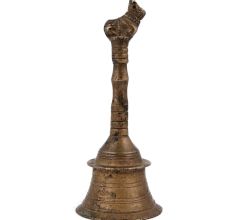 Brass Indian Nandi Handle Bell