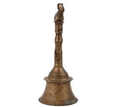 Brass Indian Nandi Handle Bell