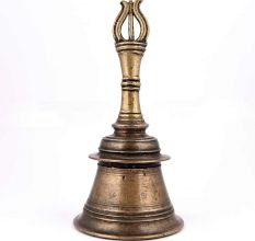 Black Ritual Brass Bell with Garuda (Brass)