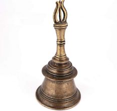 Black Ritual Brass Bell with Garuda (Brass)