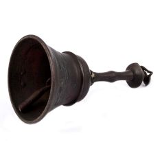 Ritual Brass Bell with Garuda Under Sheshnag