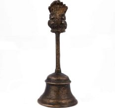 Brass Bell with Hanuman Handle