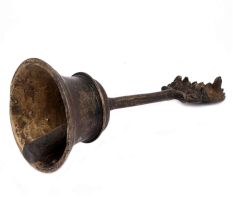 Brass Bell with Hanuman Handle