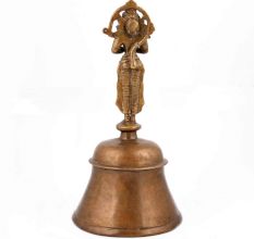 Old Brass Bell on Tip with GarudaÂ 