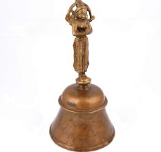 Old Brass Bell on Tip with GarudaÂ 