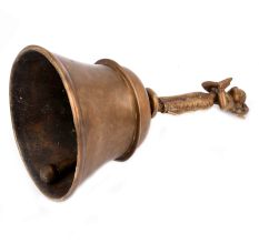 Old Brass Bell on Tip with GarudaÂ 