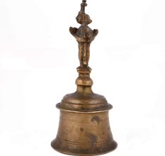 Brass Hanuman & Garuda Bell