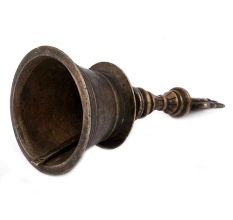 Vintage Solid Brass Desk Bell Decorative Handle
