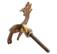 Golden Swamp Deer Brass Drawer Knobs