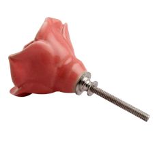 Old Pink Rose Ceramic Drawer Knob Online
