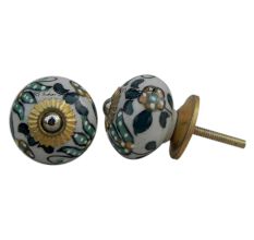 Trishul Flower Knob-01