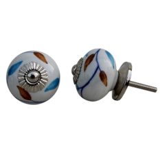 Pastele Floral Knob