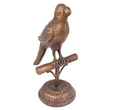 Vintage Brass Parrot on a Stand