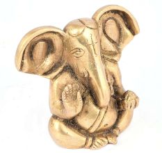 Brass Ganesh in Sitting Position