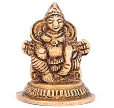 Miniature Lord Kuber Brass Statue