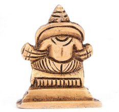 Miniature Lord Kuber Brass Statue