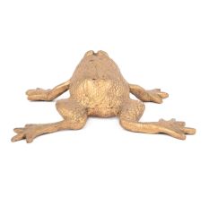 Small Brass Frog Figurine