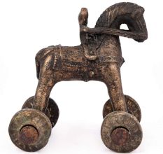 Rider on Horse with Wheels