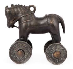 Brass Toy Horse Indian