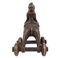 Brass Horse on Wheel