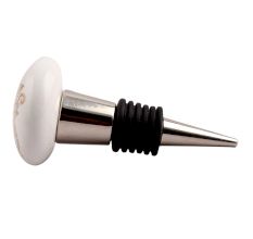 Golden Calliopsis Flower Flat Ceramic Wine Stopper