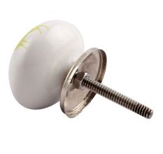 Lime Standing Rein Deer Pattern Ceramic Cabinet Knob Online