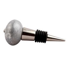 Silver Ceramic Wine Stopper