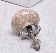 Multicolor Crackle Ceramic Cabinet Knob