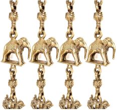 Brass Animal Statue Jhoola Chain(Set Of 4 Pieces)