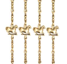 Brass Swing Chain Set Jhoola Chain(Set Of 4 Pieces)