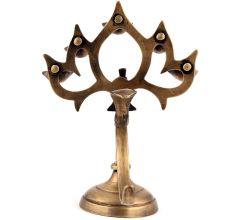 Brass Traditional Tree Indian Oil Lamp