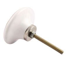 Pink Ceramic Floral Cabinet Knob