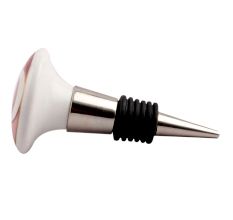 Pink Floral Ceramic Wine Stopper