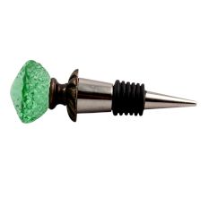 Green Glass Wine Stopper