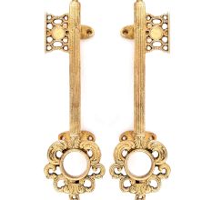 Designer Brass Key Door Handles(Set of 2 Pieces)