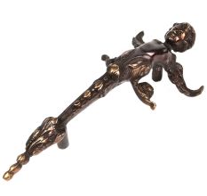 Brass Cherub Door Handle